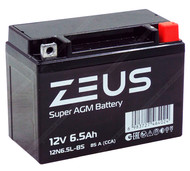 Аккумулятор ZEUS SUPER AGM 6.5 Ач о.п. (12N6.5L-BS)