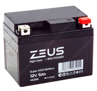 Аккумулятор ZEUS HIGH CLASS AGM 5 Ач о.п. (HCZ5S)