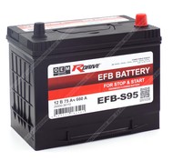 Аккумулятор RDrive OEM EFB-S95 Asia 75 Ач о.п. (28800-36110) РАСПРОДАЖА