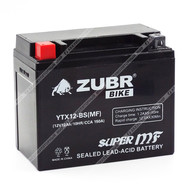 Аккумулятор ZUBR BIKE 12 Ач п.п. (YTX12-BS) РАСПРОДАЖА