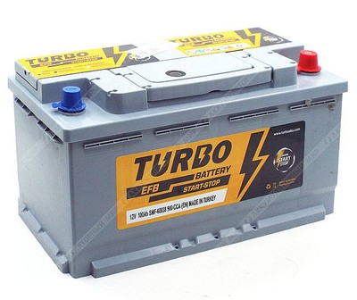 Аккумулятор TURBO EFB 100 Ач о.п. Уценка!