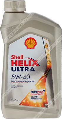 Масло моторное 5W40 Shell Helix Ultra A3/B4 синтетическое 1л