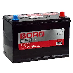 Аккумулятор BORG EFB Asia 100 Ач о.п. Фото 1