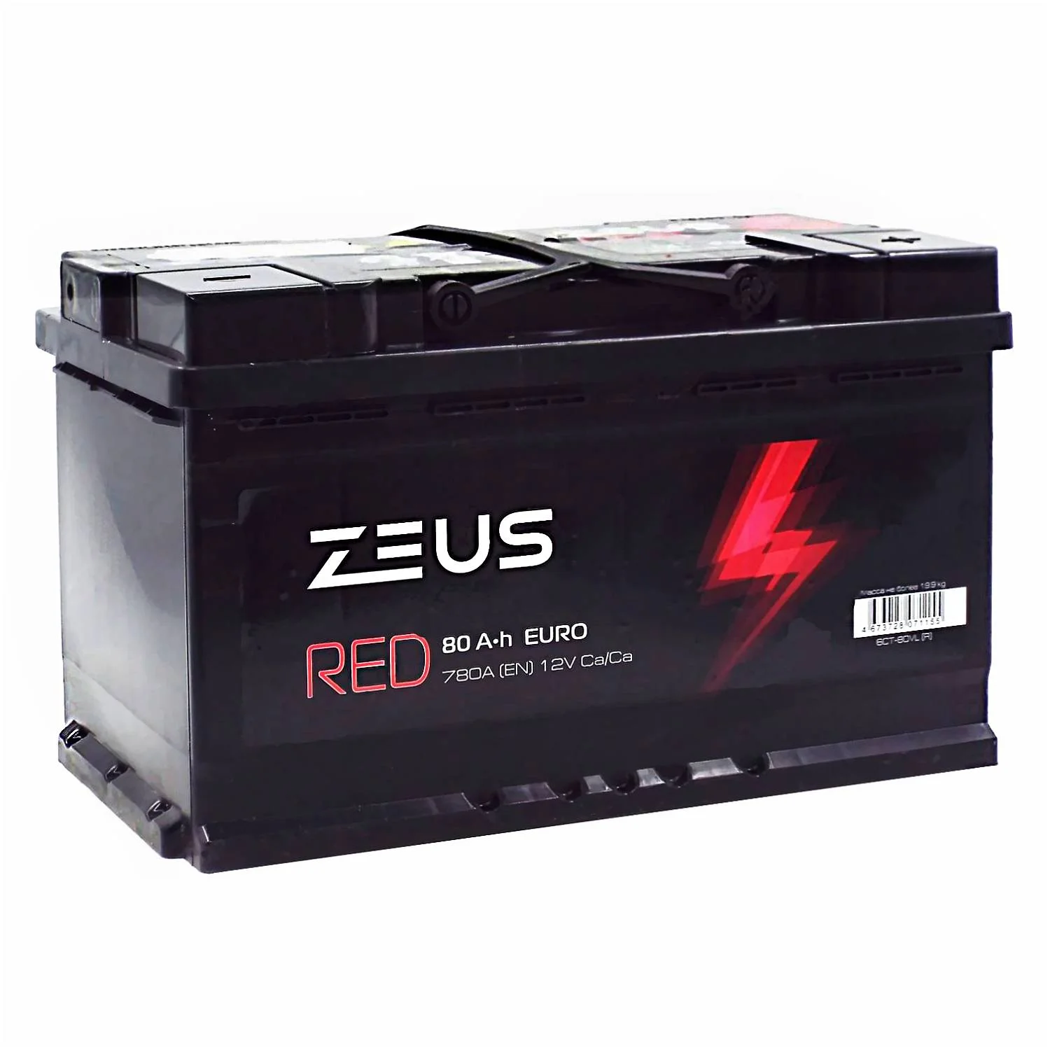 Аккумулятор ZEUS RED 80 Ач о.п.