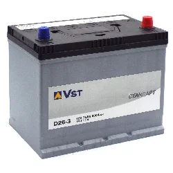 Аккумулятор VST Стандарт Азия D26-3 75 Ач о.п. УЦЕНКА Фото 1