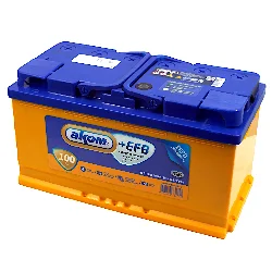 Аккумулятор АКОМ +EFB 100 Ач о.п. Фото 1