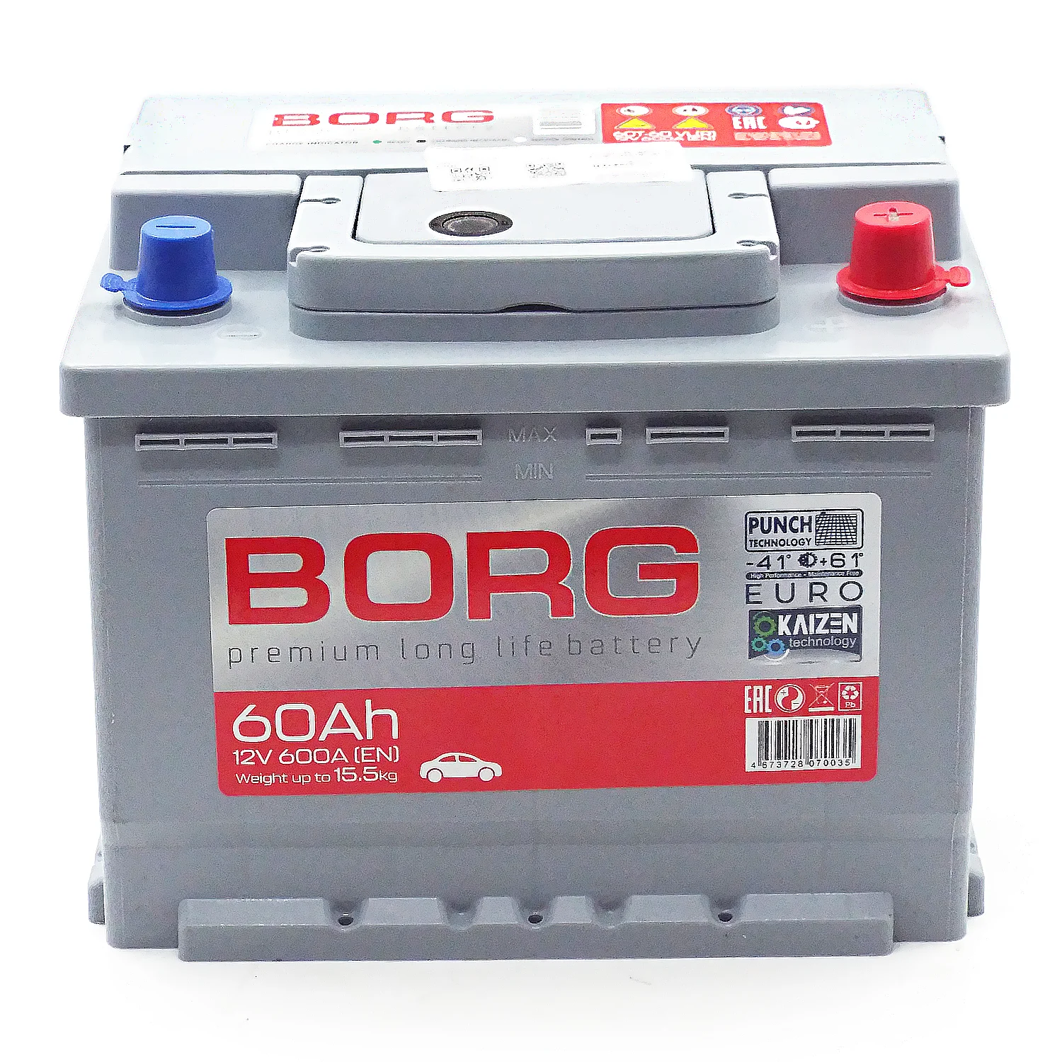 Аккумулятор BORG Premium 60 Ач о.п. Фото 1