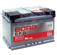 Аккумулятор BORG EFB 80 Ач о.п. Уценка!