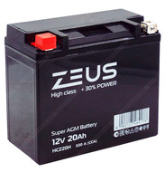 Аккумулятор ZEUS HIGH CLASS AGM 20 Ач п.п. (HCZ20H)