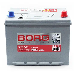 Аккумулятор BORG Premium Asia 85D26L 75 Ач о.п. Фото 1