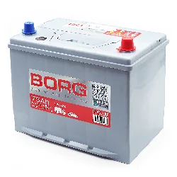 Аккумулятор BORG Premium Asia 85D26L 75 Ач о.п. Фото 1