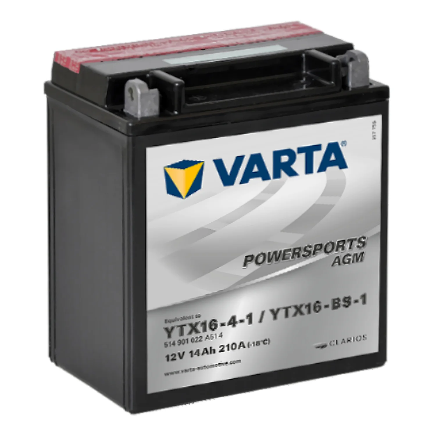 Аккумулятор VARTA 14 Ач п.п. (YTX16-BS-1) 514 901 022 РАСПРОДАЖА