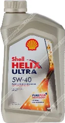 Масло моторное 5W40 Shell Helix Ultra A3/B4 синтетическое 1л Фото 1