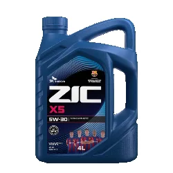 Масло моторное ZIC X5 5W-30, 4л Фото 1