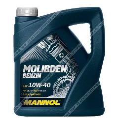 Масло моторное 10W-40 Mannol Molibden Benzin полусинтетическое 4л Фото 1