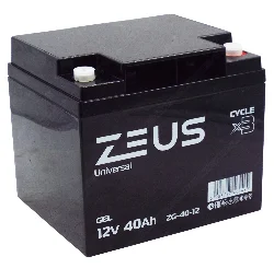 Аккумулятор ZEUS ZG-40-12 GEL (12V40Ah) универсальный Фото 1