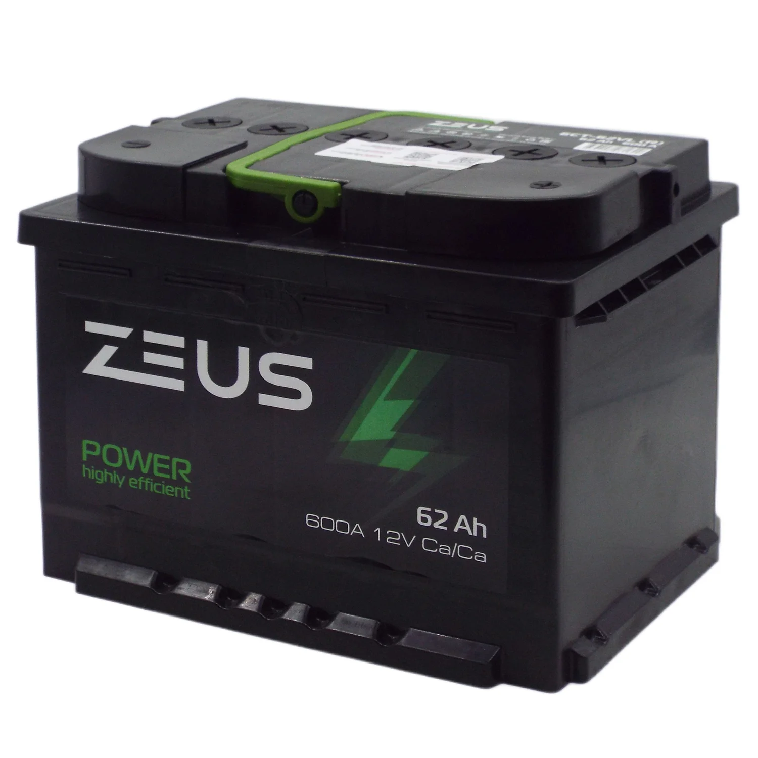 Аккумулятор ZEUS POWER 62 Ач о.п. Фото 1