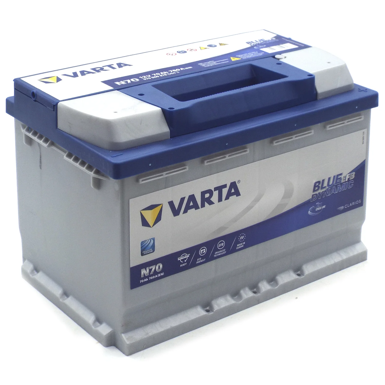 Аккумулятор VARTA Blue Dynamic EFB N70 70 Ач о.п.