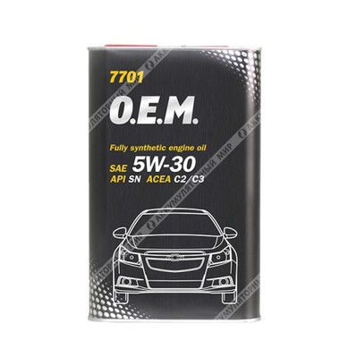Масло моторное 5W-30 Mannol O.E.M. Chevrolet/Opel синтетическое 4л ж/б