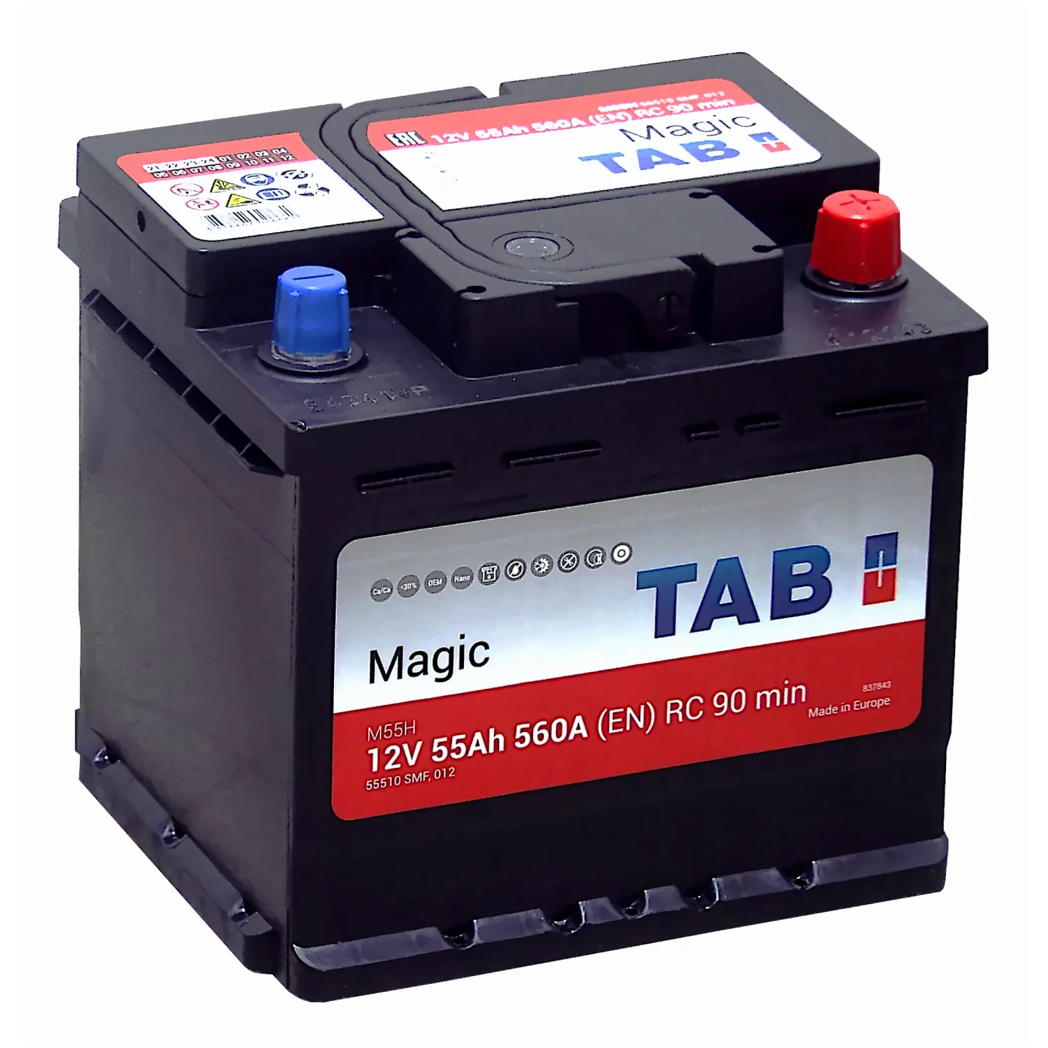 Аккумулятор TAB Magic M55H 55 Ач о.п.