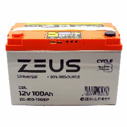 Аккумулятор ZEUS ZG-100-12DSP GEL (12V100Ah) универсальный Фото 1