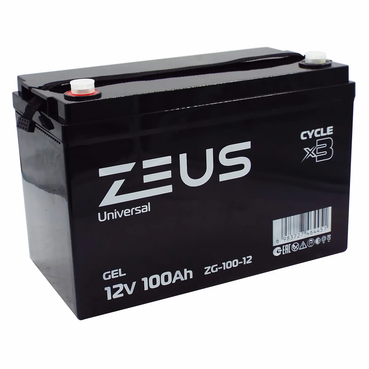 Аккумулятор ZEUS ZG-100-12 GEL (12V100Ah) универсальный Фото 1