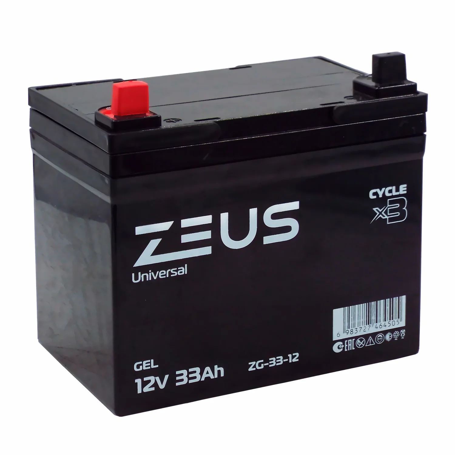 Аккумулятор ZEUS ZG-33-12 GEL (12V33Ah) универсальный