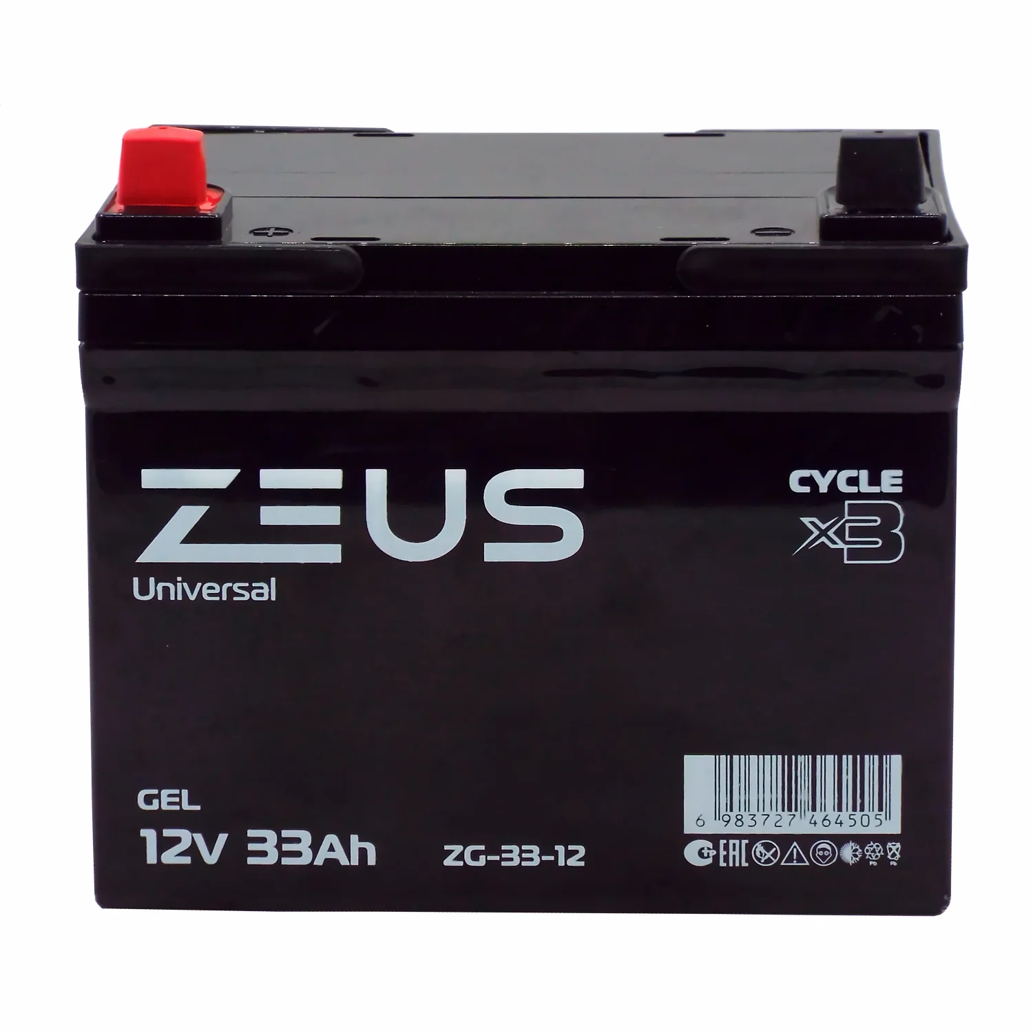 Аккумулятор ZEUS ZG-33-12 GEL (12V33Ah) универсальный Фото 1