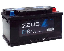 Аккумулятор ZEUS EFB LB4 80 Ач о.п. Фото 1