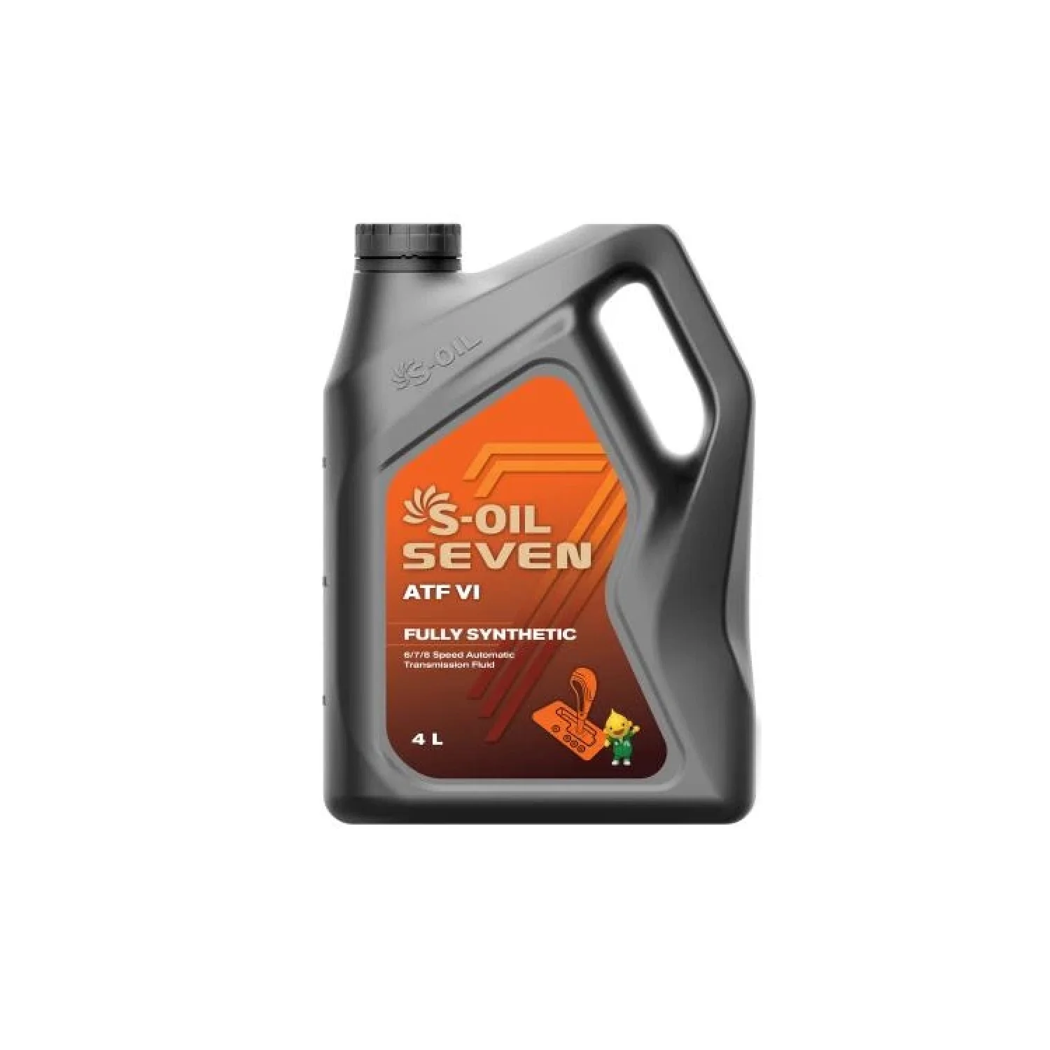 Трансмиссионное масло S-OIL Seven ATF VI, 4л Фото 1