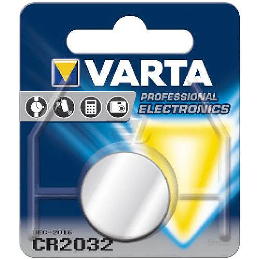 Батарейка VARTA CR2032 Lithium 3V, BL*1