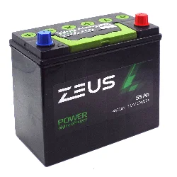 Аккумулятор ZEUS POWER Asia 65B24L 55 Ач о.п. Фото 1