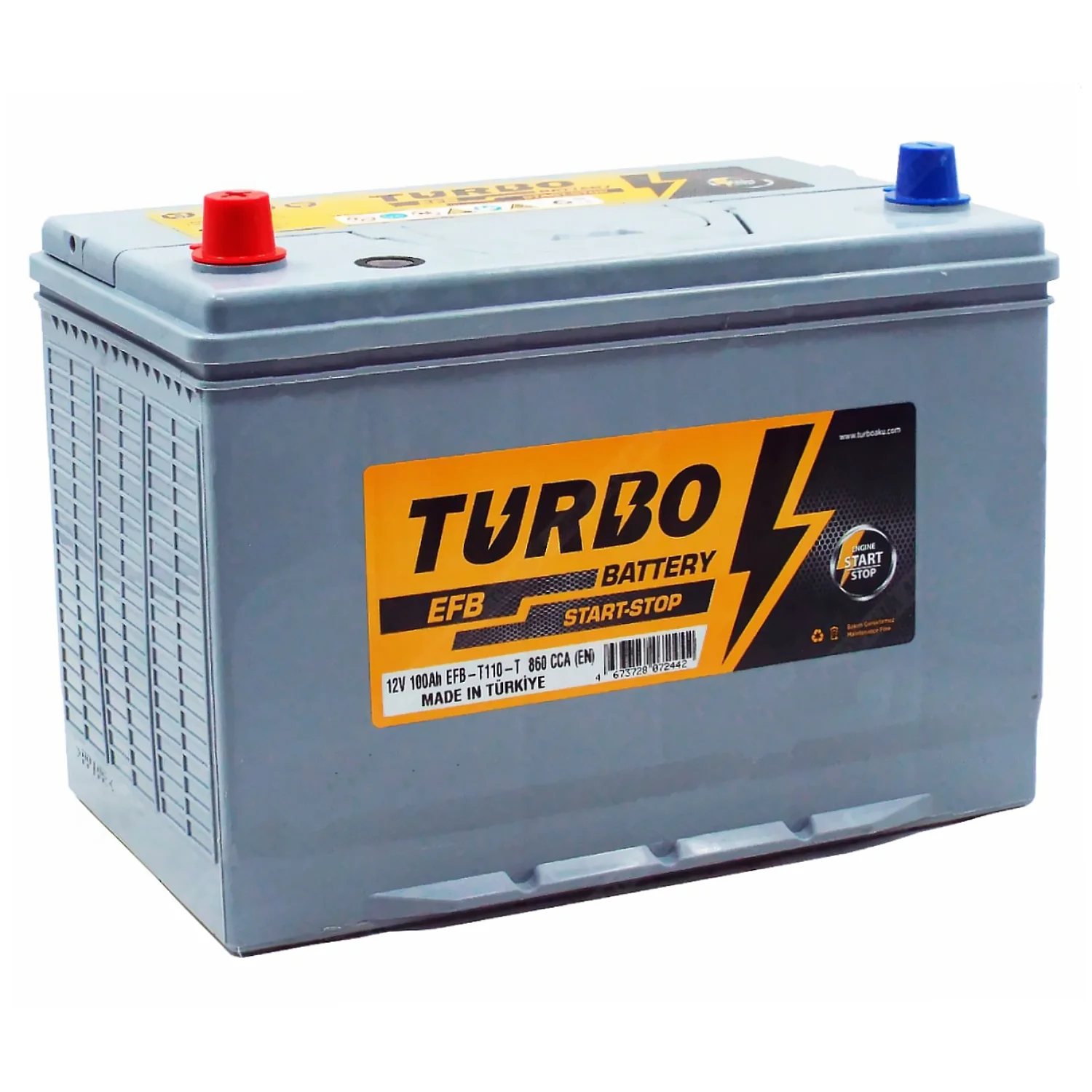 Аккумулятор TURBO EFB T110 Asia 100 Ач п.п.