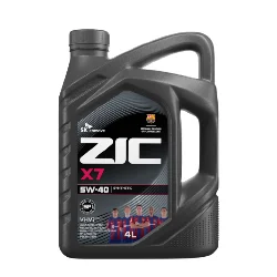 Масло моторное ZIC X7 5W-40, 4л Фото 1