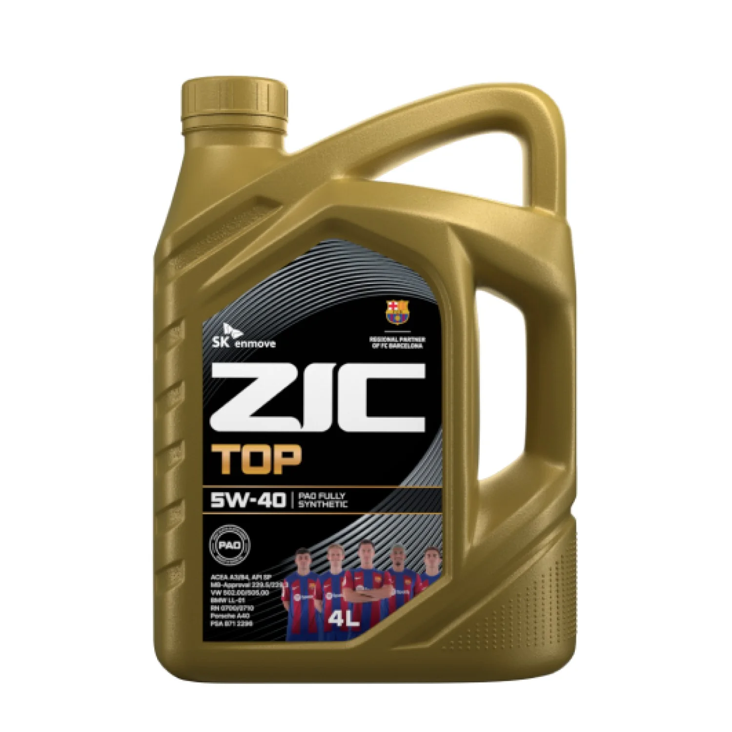 Масло моторное ZIC TOP 5W-40, 4л
