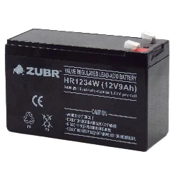 Аккумулятор ZUBR HR1234W (12V9Ah) универсальный Фото 1