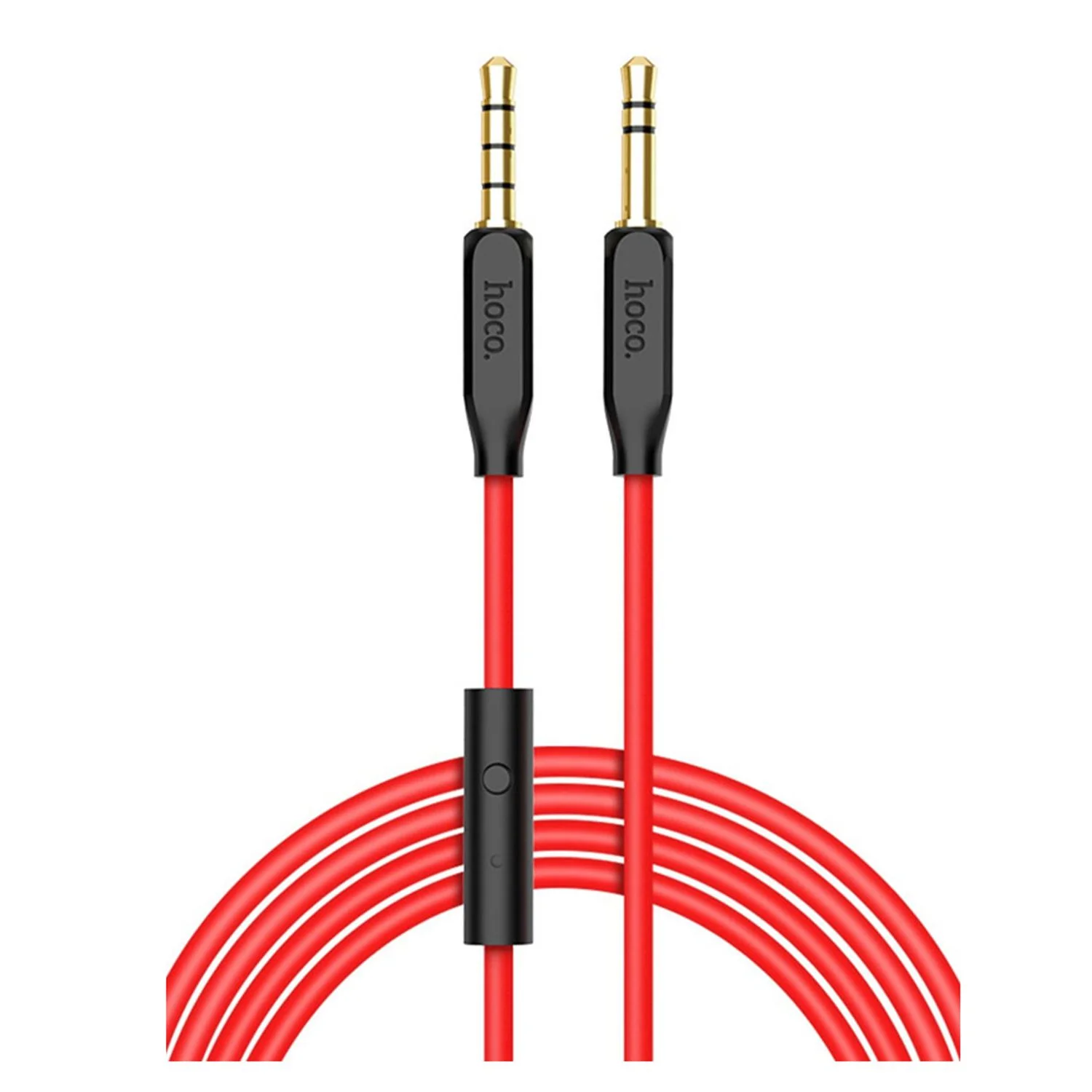 Кабель 3.5 Jack (M) - 3.5 Jack (M)  HOCO UPA12 черный 1м Фото 1