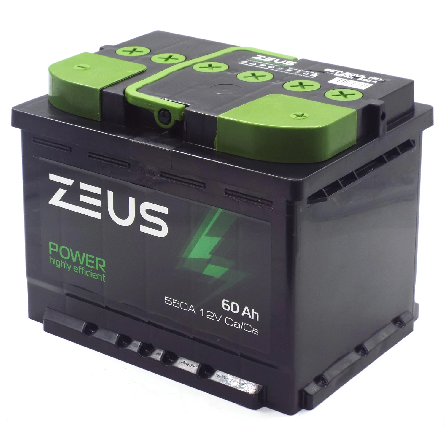 Аккумулятор ZEUS POWER 60 Ач о.п. Фото 1