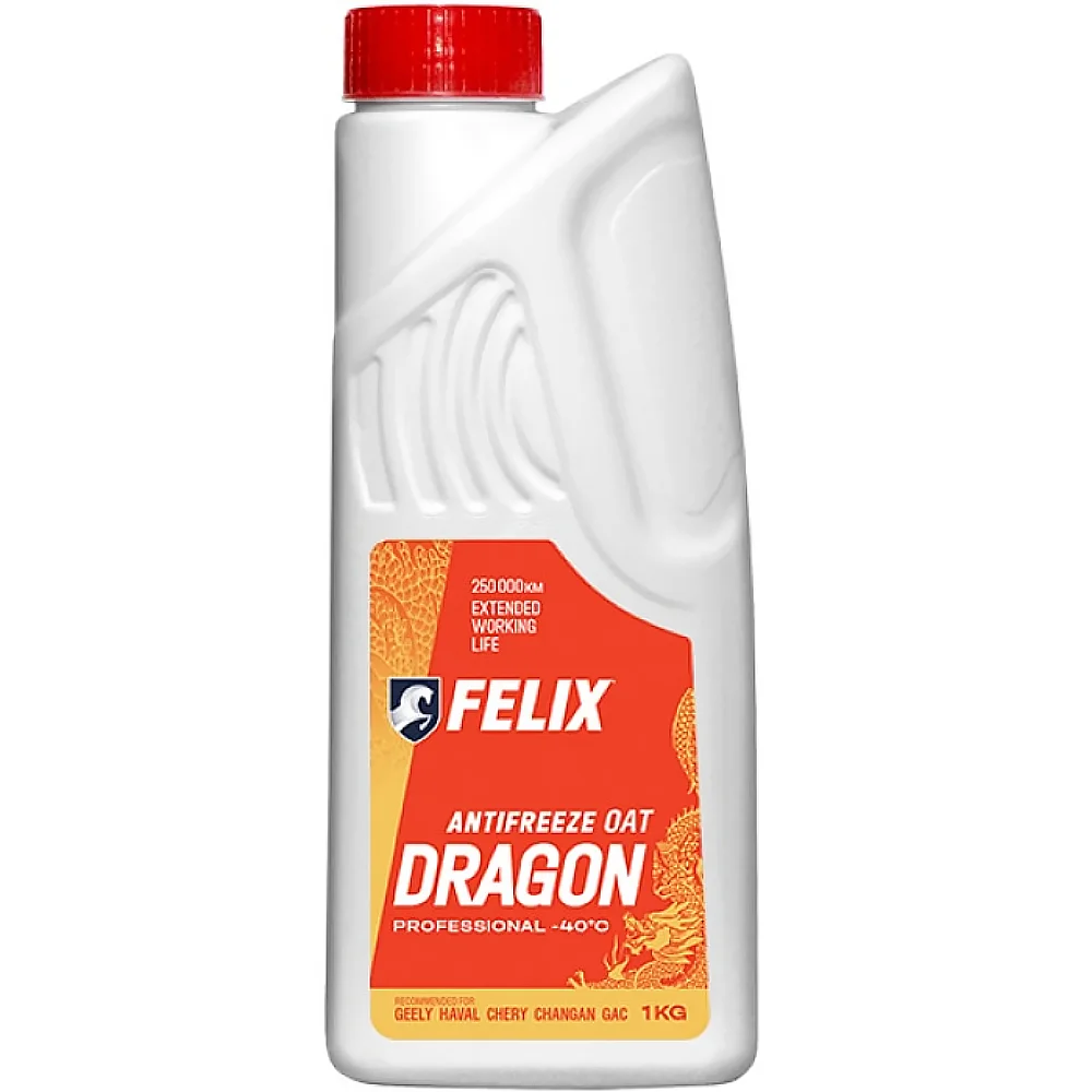 Антифриз FELIX Dragon G12+ красный, 1кг Фото 1