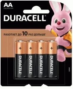 Батарейка AA LR06 Duracell BL*4