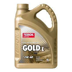 Масло моторное TEBOIL Gold L 5W-40, 4л Фото 1