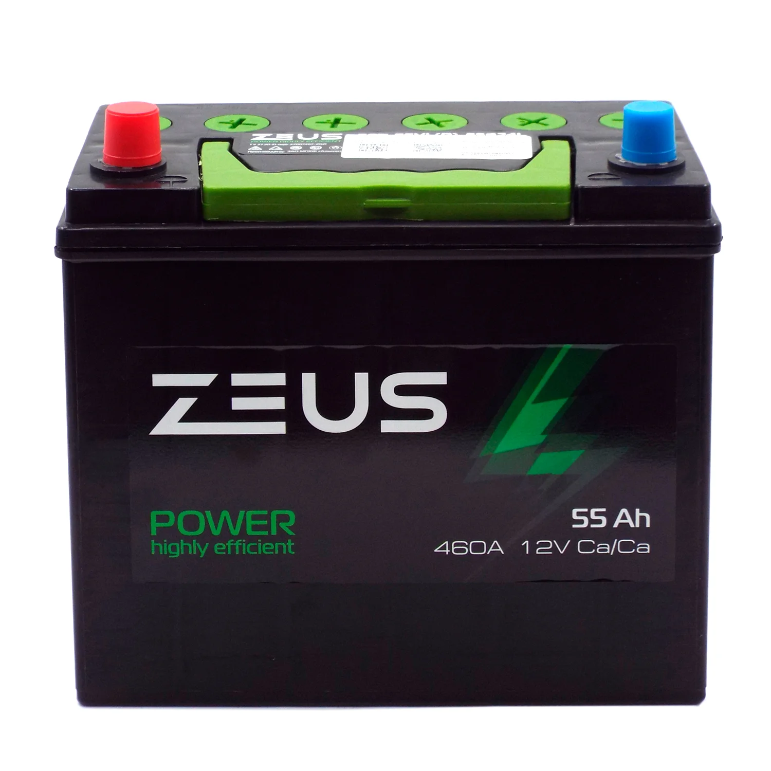 Аккумулятор ZEUS POWER Asia 65B24R 55 Ач п.п. Фото 1