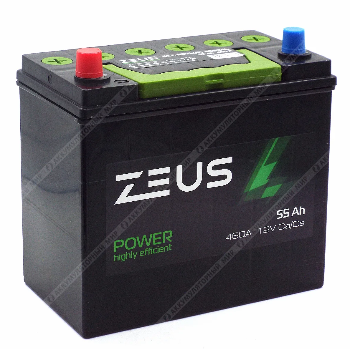 Аккумулятор ZEUS POWER Asia 65B24R 55 Ач п.п. Фото 1